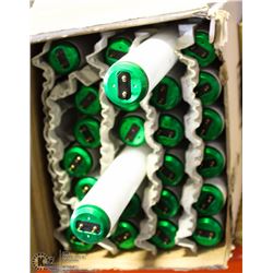 CASE OF 24 40-WATT T-12 FLOURESCENT BULBS