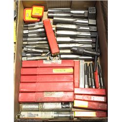 TAPS, DIES, LARGE DRILL BITS FOR METAL