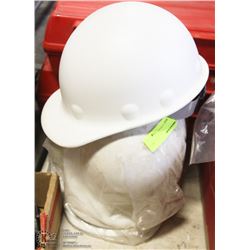 LOT OF 3 WHITE HARDHATS