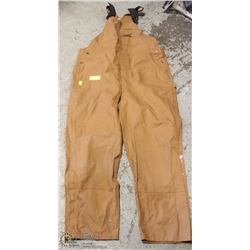 CONDOR BROWN DENIM OVERALLS SIZE LARGE