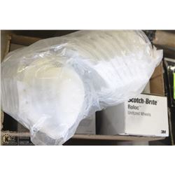 4 BOXES OF SCOTCH-BRITE ROLOC 3" UNITIZED WHEELS