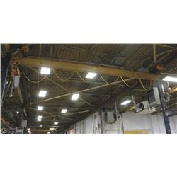 1000LBS OVERHEAD CRANE HOIST W/ RAILS