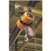 Image 3 : PAIR OF 1000LBS OVERHEAD CRANE HOISTS W/ RAILS