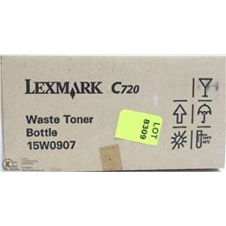 GROUP OF 2 LEXMARK C720 WASTE TONER BOTTLES