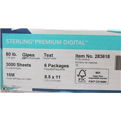 CASE OF OF LEGAL-SIZE PRINTING PAPER (3000 SHEETS)