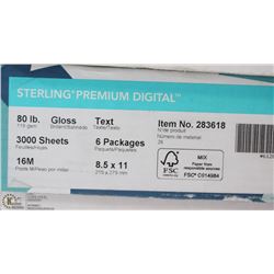 CASE OF OF LEGAL-SIZE PRINTING PAPER (3000 SHEETS)
