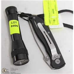 CATERPILLAR LIGHT/KNIFE COMBO SET
