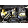 Image 1 : DEWALT 20V 3/8" IMPACT DRILL WITH 2 BATTERIES AND