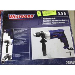 WESTWARD PISTOL GRIP ELECTRIC DRILL 5.5A