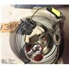 Image 1 : 130' 3/16 STEEL CABLE WITH SALA SAFETY HOOK