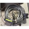 Image 1 : 130' 3/16 STEEL CABLE WITH SALA SAFETY HOOK
