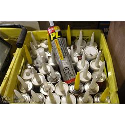 CRATE OF ASSORTED SEALANTS & COMPOUNDS