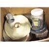 Image 1 : LOT OF PVC CEMENT/COUPLERS, PUTTY TAPE, ROOFING
