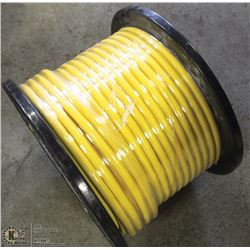 NEW 250' SPOOL OF YELLOW  COATED GROUND WIRE