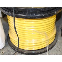 NEW 250' SPOOL OF YELLOW  COATED GROUND WIRE