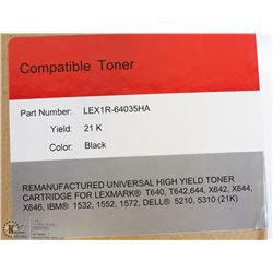 PREMIUM COMPATIBLE TONER CARTRIDGE LEX1R-64035HA