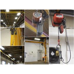 FEATURED ITEMS: CEILING MOUNTED CHAIN HOIST CRANES