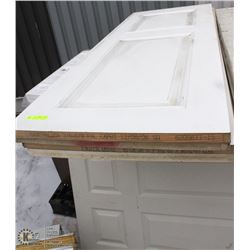 LOT OF 4 WHITE INTERIOR DOORS 30"X80"H
