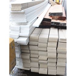 APPROX 300 FINISHING BOARDS 3/8"X6"X16' AND