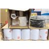 Image 1 : 2 BOXES OF PRINTER PAPER AND 2 LEXMARK 6400 RIBBON