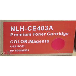 PREMIUM TONER CARTRIDGE NLH-CE401A CYAN