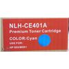 Image 1 : PREMIUM TONER CARTRIDGE NLH-CE403A RED