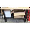 Image 1 : WOOD TOP METAL WORK TABLE 48" X 24" X 36"