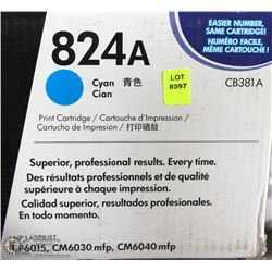 HP ORIGINAL TONER CARTRIDGE 824A CYAN