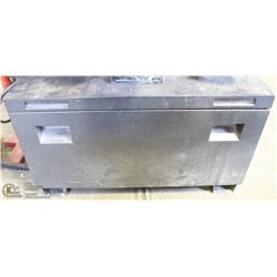 LARGE METAL LOCKING CHEST 48" x 24" x48"