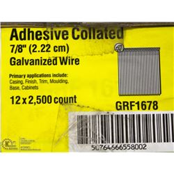 CASE OF GRIP RITE 16 GAUGE COLLATED BRAD NAILS