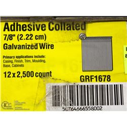 CASE OF GRIP RITE 16 GAUGE COLLATED BRAD NAILS