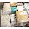 Image 1 : PALLET OF ASSORTED FACEMASKS, LATEX GLOVES,