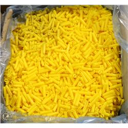 CASE OF YELLOW 8-10 PLASTIC PLUGS