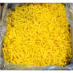 CASE OF YELLOW 8-10 PLASTIC PLUGS