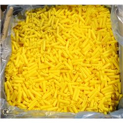 CASE OF YELLOW 8-10 PLASTIC PLUGS