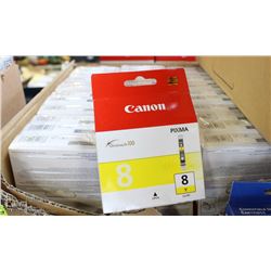 CASE OF CANON INK CARTRIDGES CIL-8 YELLOW