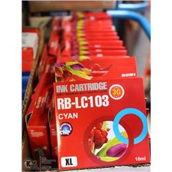 BOX OF INK CARTRIDGES FOR BROTHER PRINTERS