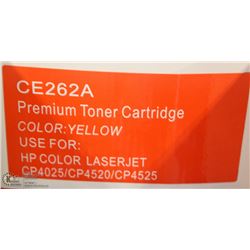 PREMIUM TONER CARTRIDGE CE262A YELLOW