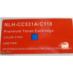 PREMIUM TONER CARTRIDGE NLH-CC531A/C118 CYAN