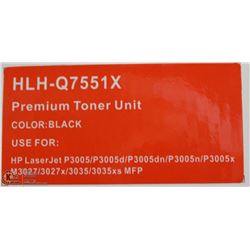 PREMIUM TONER CARTRIDGE HLH-Q7551X BLACK