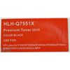 Image 1 : PREMIUM TONER CARTRIDGE HLH-Q7551X BLACK