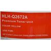 Image 1 : PREMIUM TONER CARTRIDGE HLH-Q2672A YELLOW