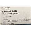 Image 1 : PREMIUM TONER CARTRIDGE FOR LEXMARK C522 CYAN