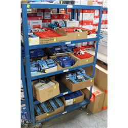 5 TIER METAL ROLLING CART 36"x24"x62"