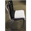 Image 1 : PAIR OF PLASTIC CHAIRS W/ METAL LEGS