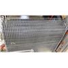 Image 1 : LOT OF 12 METAL SAFETY FENCE PANELS WITH LEGS