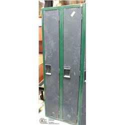PAIR OF METAL LOCKERS 24" X 12" X 72"