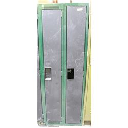 PAIR OF METAL LOCKERS 24" X 12" X 72"