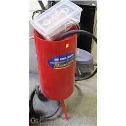 KING CANADA 20 GAL. PRESSURE ABRASIVE SANDBLASTER