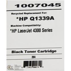 HIGH RESOLUTION TONER HP Q1339A BLACK